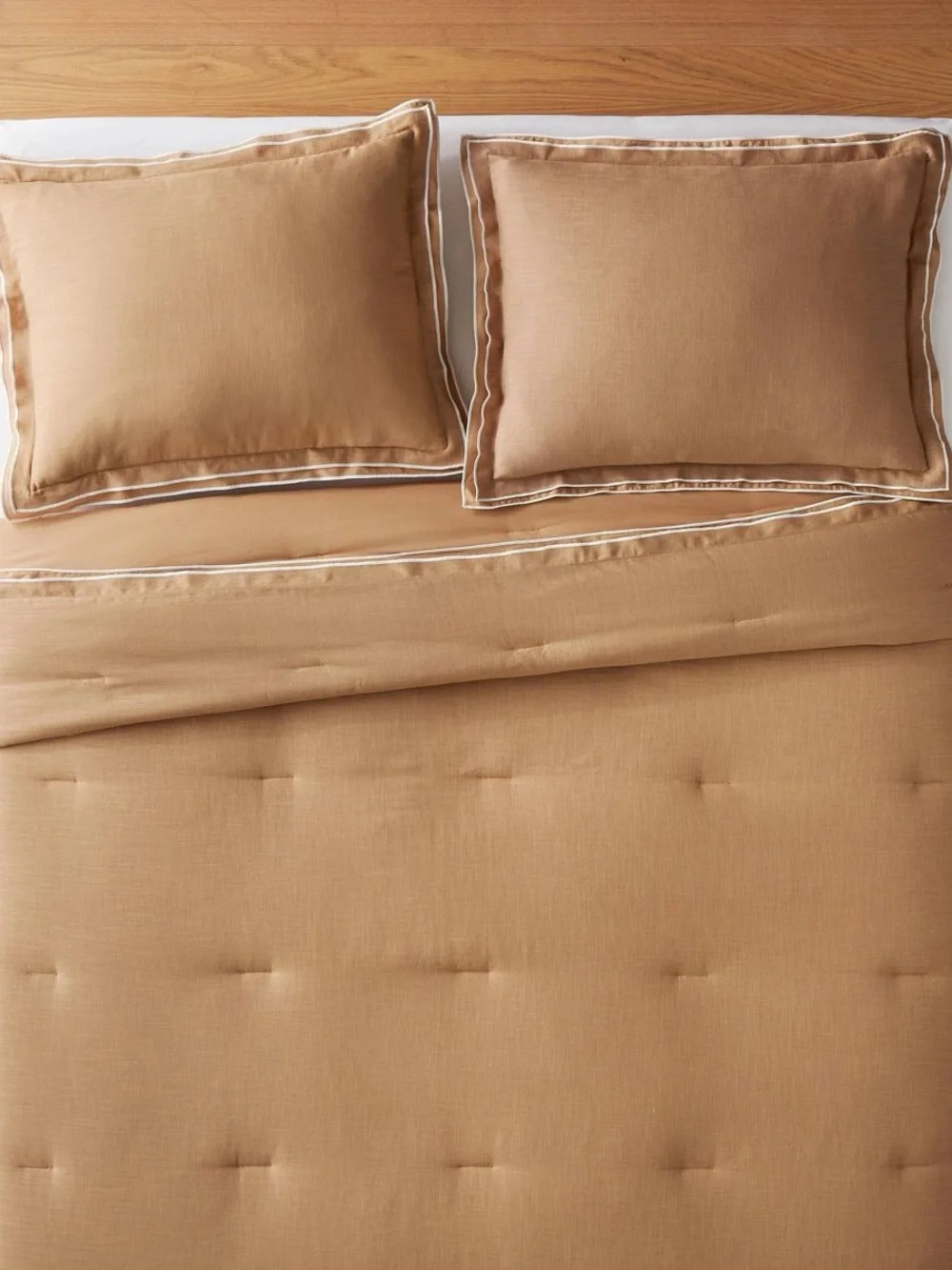Threshold x Studio McGee Queen Camel 100% Cotton Comforter & Sham Set
